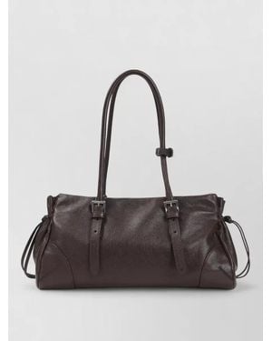 Prada Leather Shopping Tote Bag Adjustable Handles - Multicolour