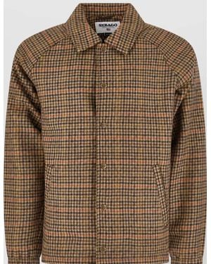 Sebago Single Breasted Coat - Brown