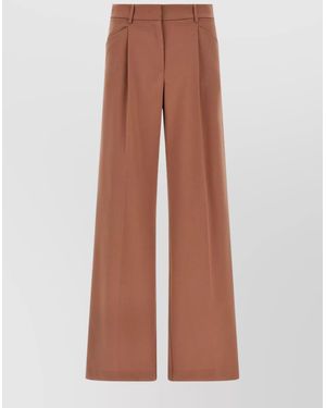 ANDAMANE Wide-Leg Trousers - Brown