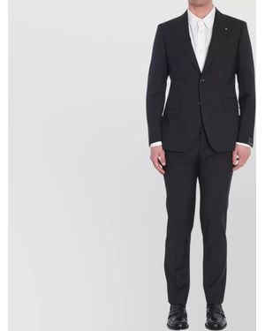 Tagliatore Virgin Wool Single-Breasted Two-Piece Suit - Multicolour