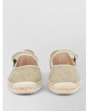 Castañer Padua Espadrilles Round Toe Sole Design - Natural