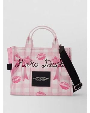 Marc Jacobs The Tote Bag Medium Cotton Tote Bag - Pink