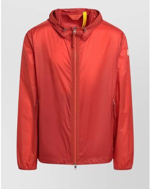 Moncler Genius Hamlin Windbreaker In Bright Orange - Red