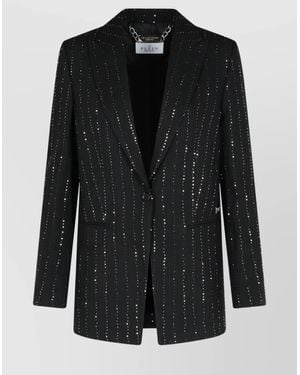 Philipp Plein Boyfriend-Fit Blazer - Black
