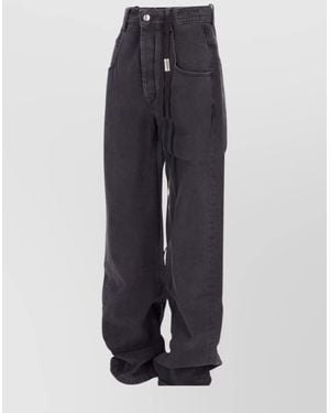 Ann Demeulemeester Claire 5-Pockets Comfort Pants Faded Denim - Blue