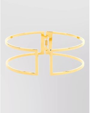 Elisabetta Franchi Cutout Choker Necklace - Metallic