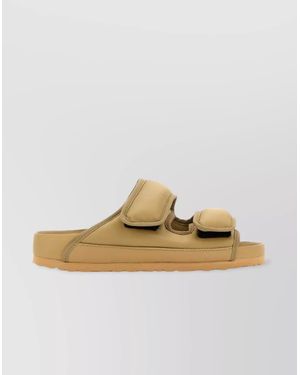 Birkenstock Fabric Slides - Metallic