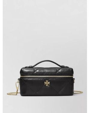 Tory Burch Kira Diamond Quilt East West Camera Bag - Black