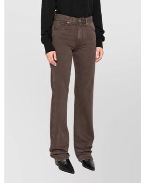 Jacob Cohen Denim High-Rise Straight-Leg Jeans - Black