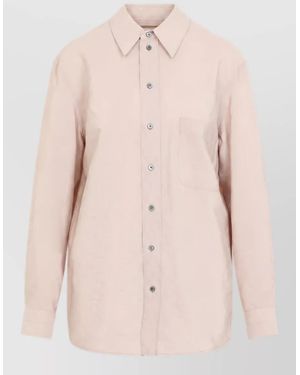 Lemaire Silk Regular Shirt - Natural