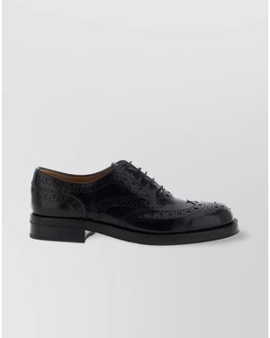 Church's Leather Pilar Lace Up Brogues - Black