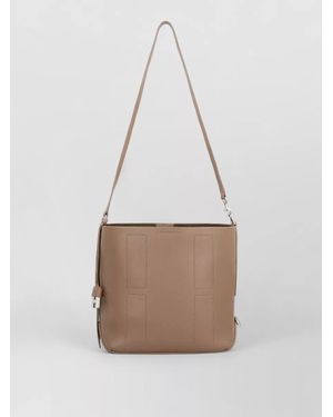 Hogan Hocket Small Leather Hobo Tote Bag - White