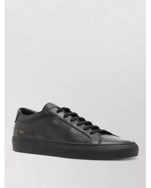Common Projects Achilles Low Sneakers Flat Sole Design - Black