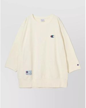 Undercover Champion Knit Crew Neck Long Sleeve - Natural