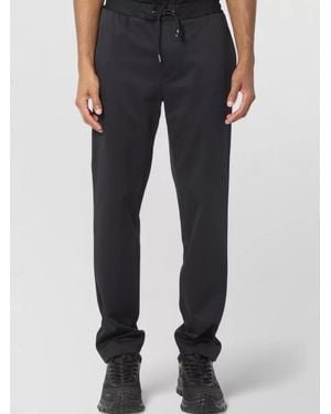 Moncler Logo Stretch Nylon Track Pants - Blue