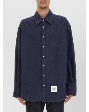Thom Browne 4Bar Shirt - Blue