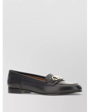 Ferragamo Bax Loafers Featuring Tone Hardware - Grey
