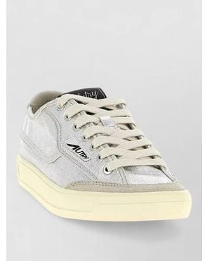 Autry Windscape Low Sneakers Canvas Suede - Natural
