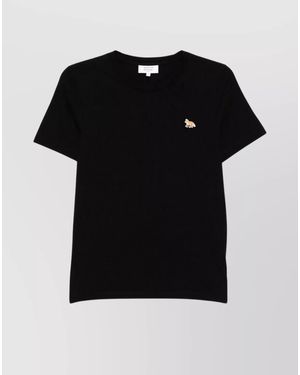 Maison Kitsuné Cotton Baby Fox Regular T-Shirt - Black