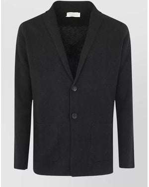 Filippo De Laurentis Virgin Wool Single-Breasted Jacket - Black