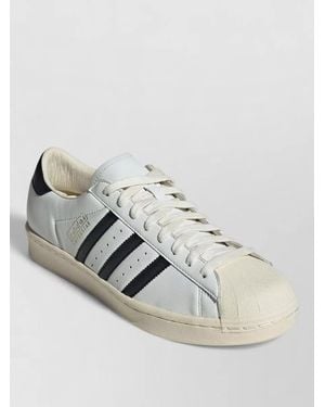 adidas Originals Leather Low-Top Trainers - Metallic