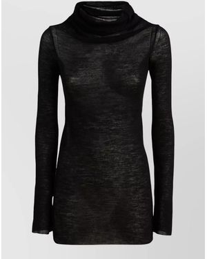 Ann Demeulemeester Knitted Top - Black