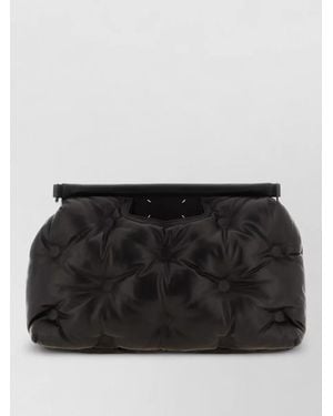 Maison Margiela Glam Slam Classique Large Shoulder Clutch Bag - Black