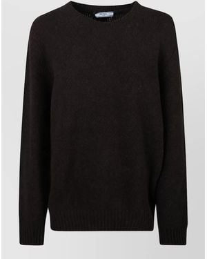 Prada Cashmere Wool Sweatshirt - Black