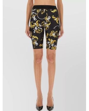 Versace Jeans Couture Slim-Fit Knee-Length Cycling Shorts - Green