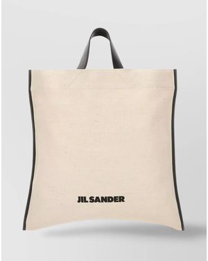 Jil Sander Canvas Tote Bag - Natural