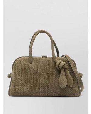 Jacquemus Petit Turismo Woven Suede Tote Bag - Multicolour