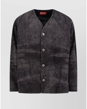DIESEL Back Denim Jacket - Black