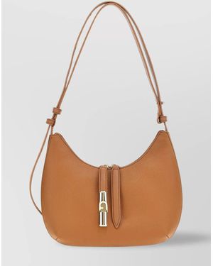 Furla "Droplet S" Shoulder Bag - White