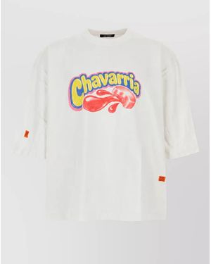 Willy Chavarria Cotton Oversized Chavaloo T-Shirt - White