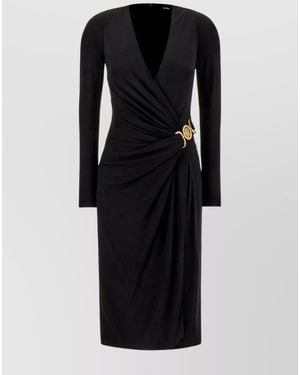 Versace Midi Dress - Black