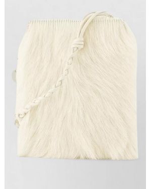 Jil Sander Tangle Small Crossbody Bag Leather - Natural