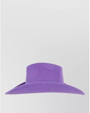 Studio Connie Wide Brim Hat Signature Design - Purple