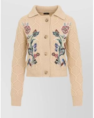 Tシャツ・カットソー ETRO Pink Cotton Blend Cardigan Etro Pink Cotton Blend Cardigan | italist