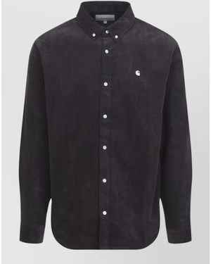 Carhartt Madison Fine Cord Shirt - Blue