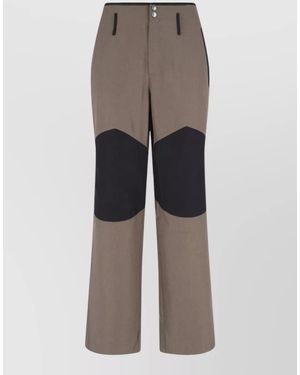 Kiko Kostadinov Straight-Leg Trousers - Grey