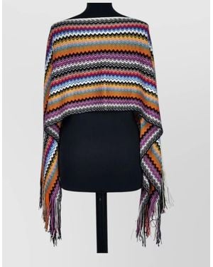 Missoni Wool Poncho - Blue