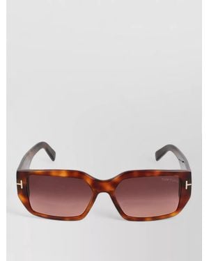 Tom Ford Square Gradient Sunglasses Tortoiseshell Pattern - Pink