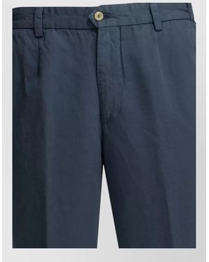 Briglia 1949 Tailored Trousers Featuring Front And Back Pockets - Blue