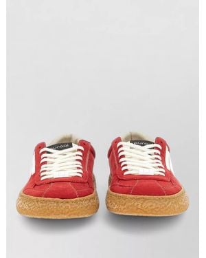 PURAAI Recycled Polyester Low-Top Trainers - Red