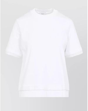 Peserico Cotton Short-Sleeve T-Shirt - White