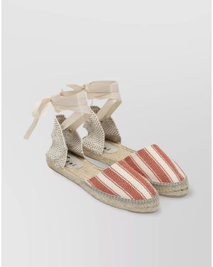 Manebí Ivory Terracotta Espadrilles - Natural