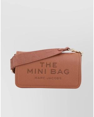 Marc Jacobs Mini Leather Crossbody Bag - Brown