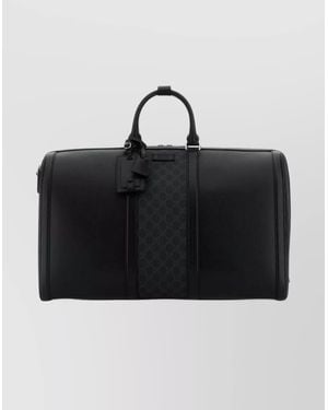 Gucci Canvas Travel Bag - Black
