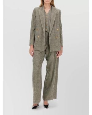Alysi Double-Breasted Blazer - Multicolour