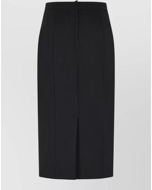 Dolce & Gabbana Virgin Wool Skirt - Black